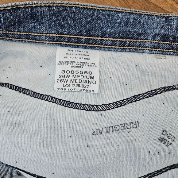 Lee Jeans Womens 26W Medium At The Waist Stretch Straight Classic Irregular NWT - Picture 7 of 8